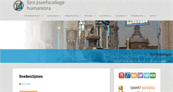 Desktop Screenshot of humaniora.sjcaalst.be